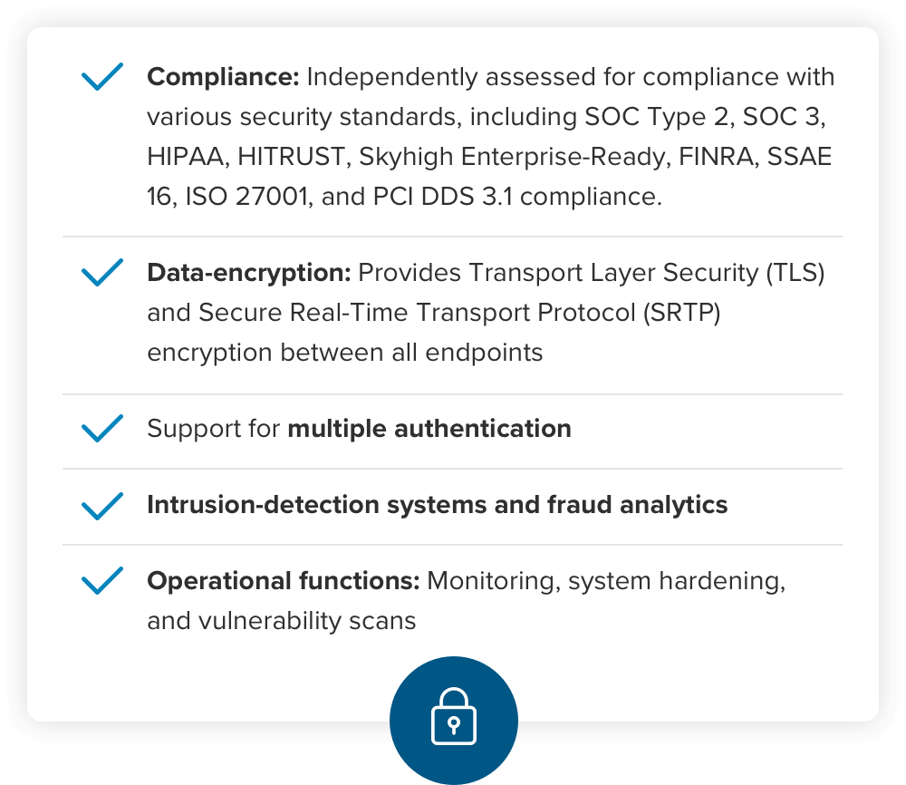 Security and compliance